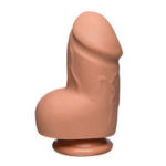 The D Fat D 6 Inch Ultraskyn Vanilla Dildo With Balls