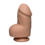 The D Fat D 6 Inch Vanilla Dildo With Balls